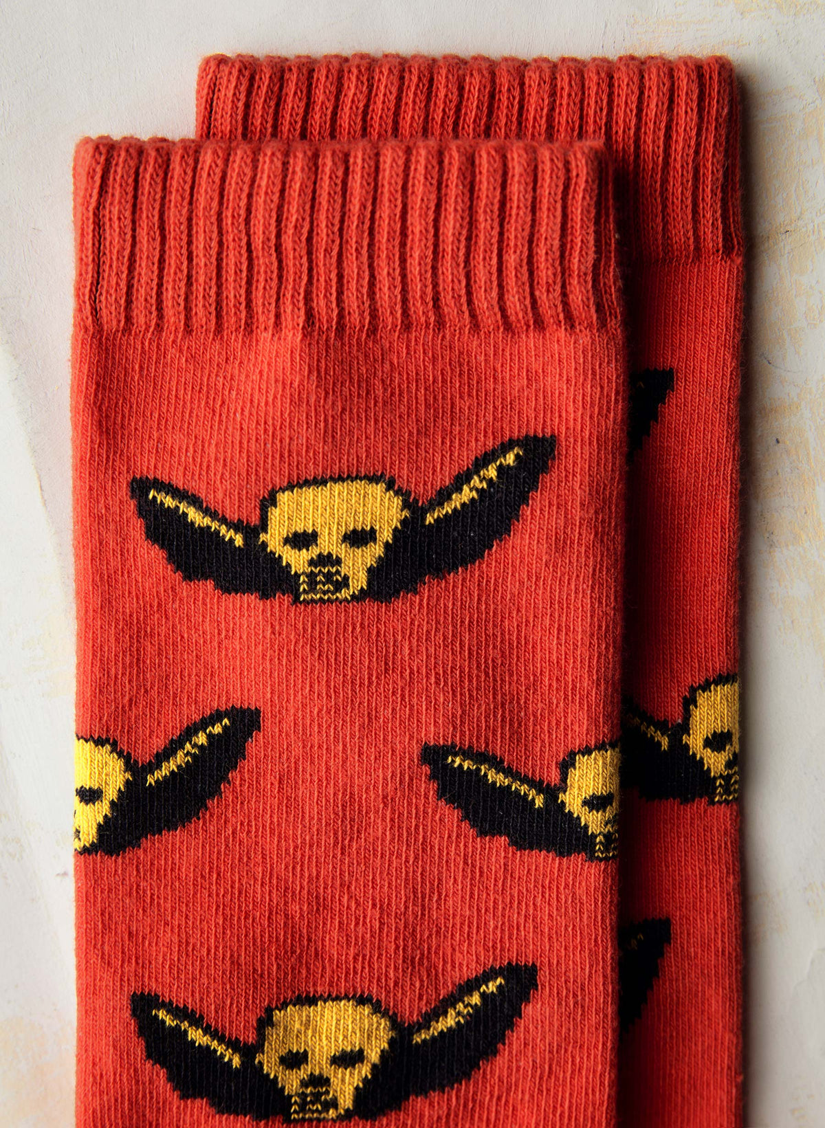 not today sock in poppy