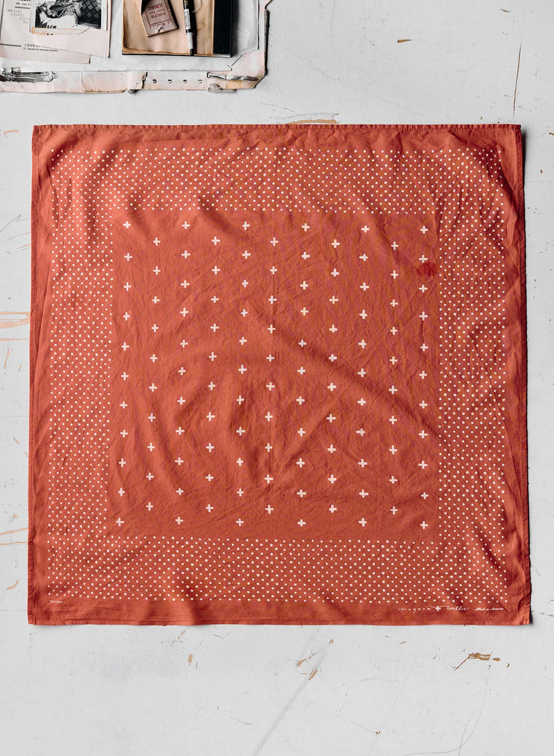i+w vintage orange bandana