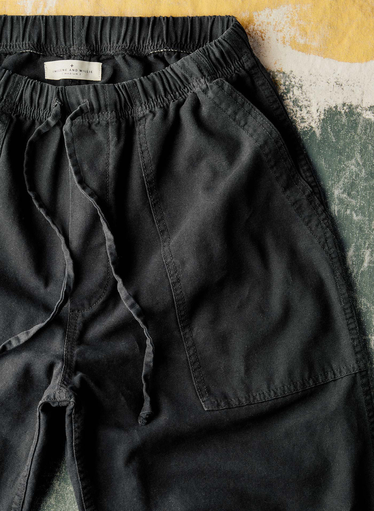 the ventura chore pant in faded black