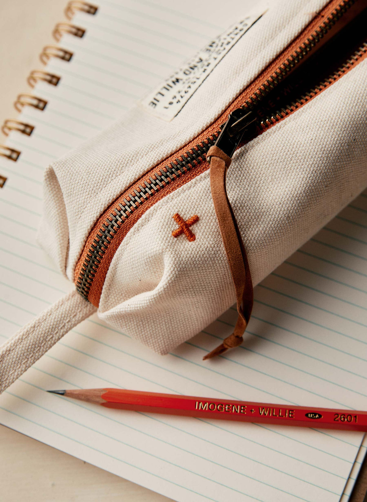 the i+w pencil bag in natural