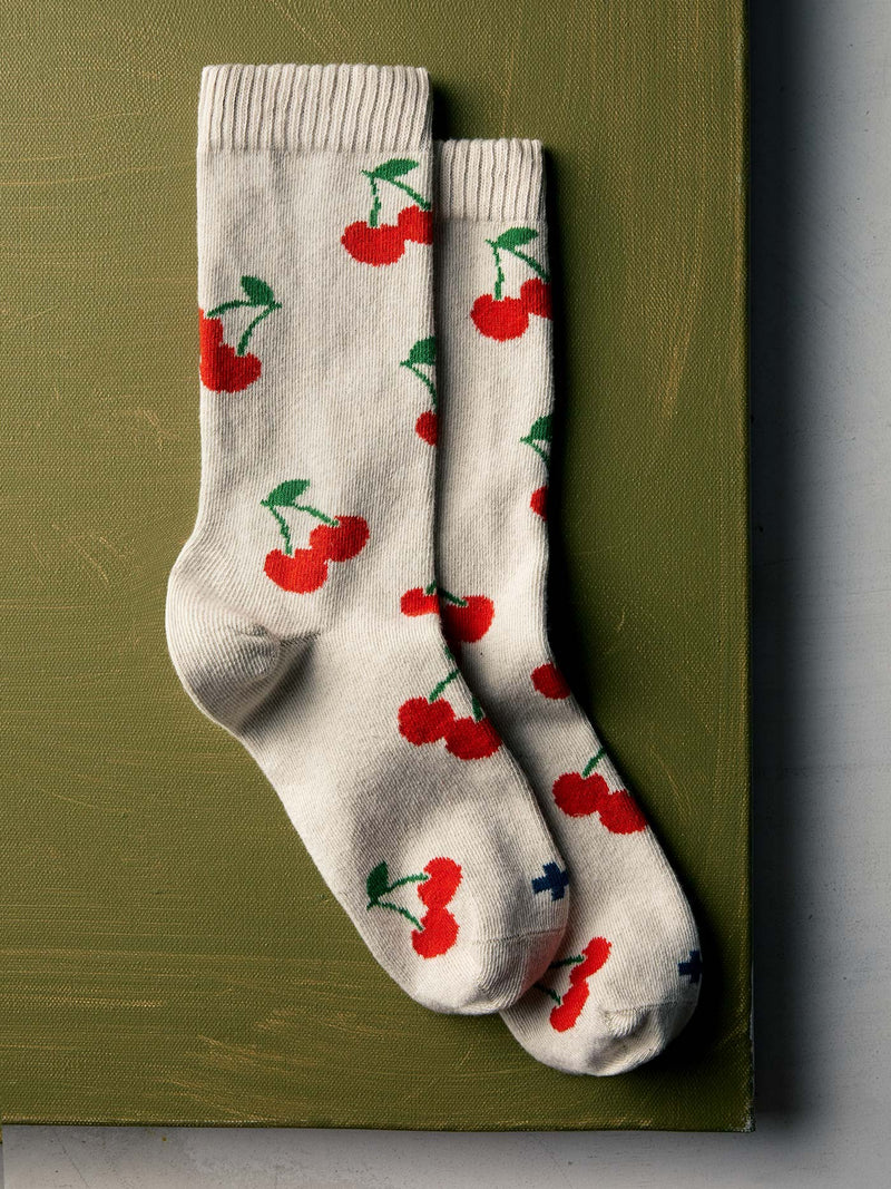 the "cherry" sock