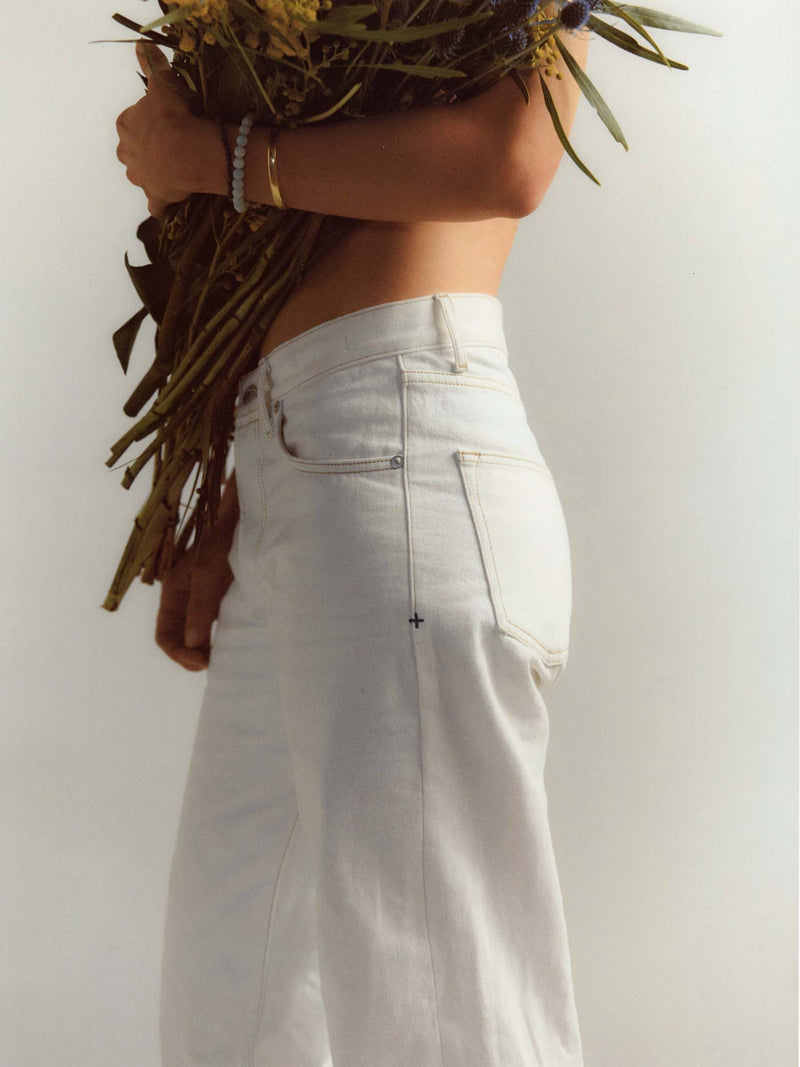 edie white selvage - Model