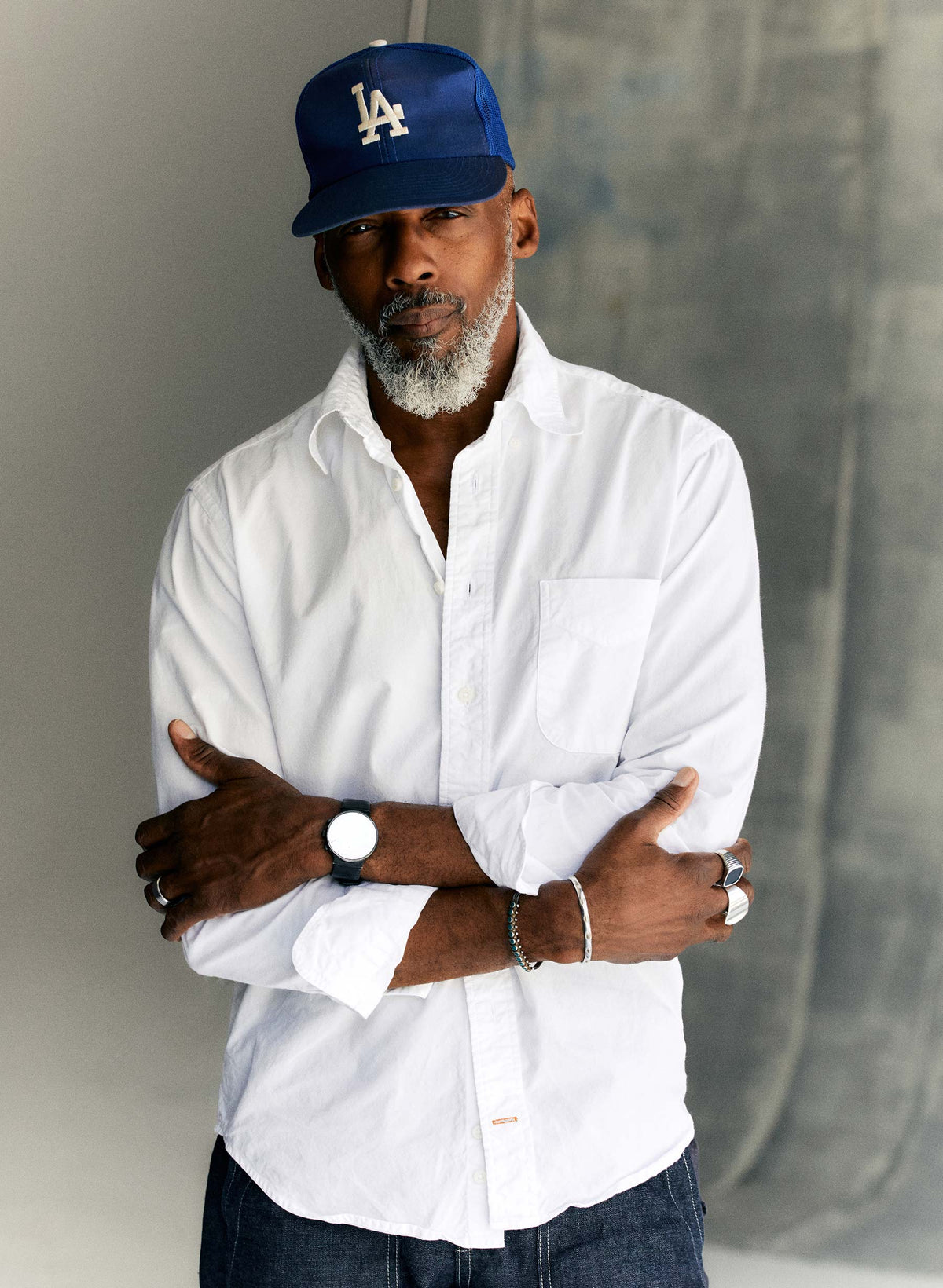 i+w x Gitman Vintage poplin oxford