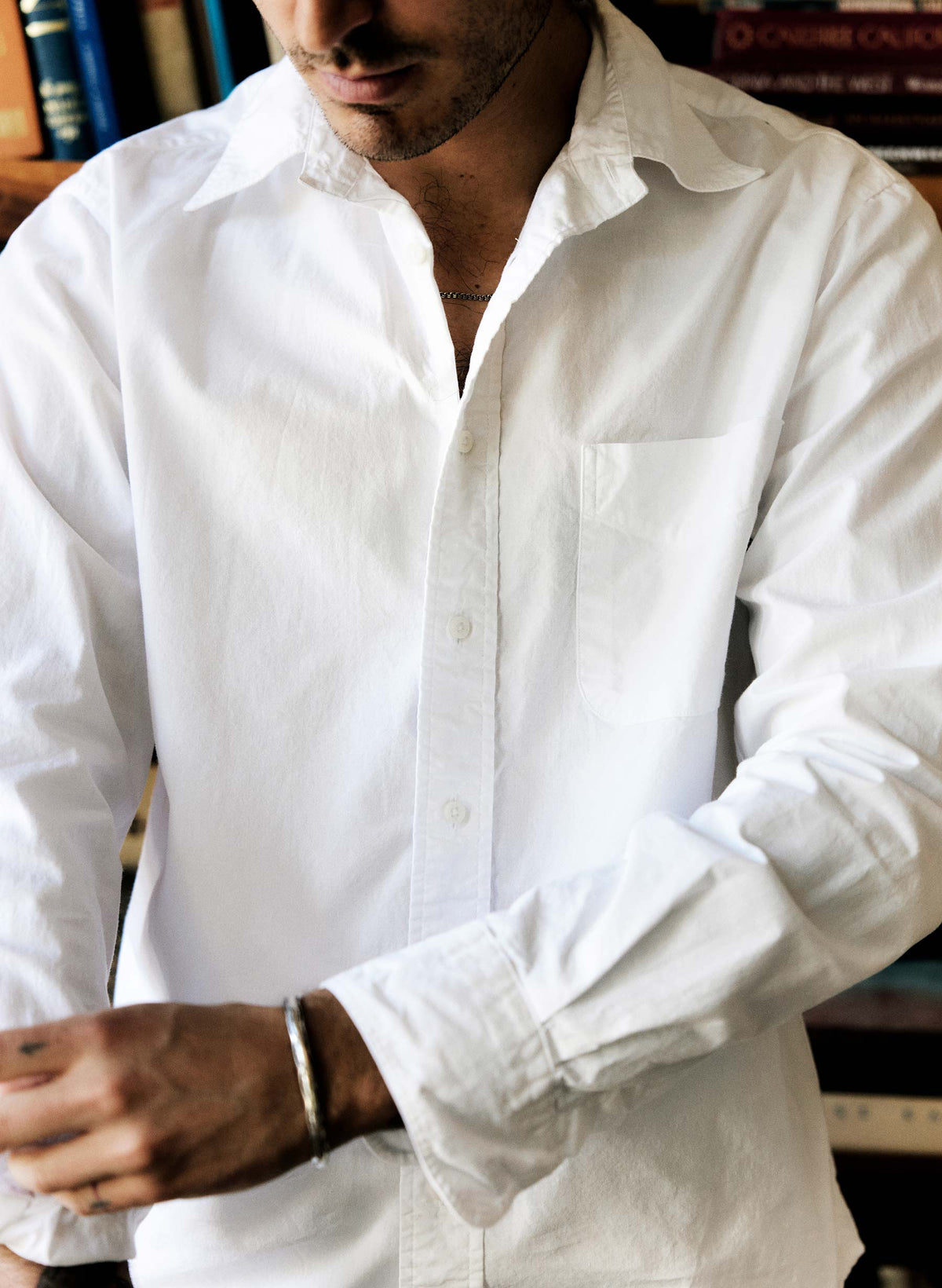 i+w x Gitman Vintage poplin oxford