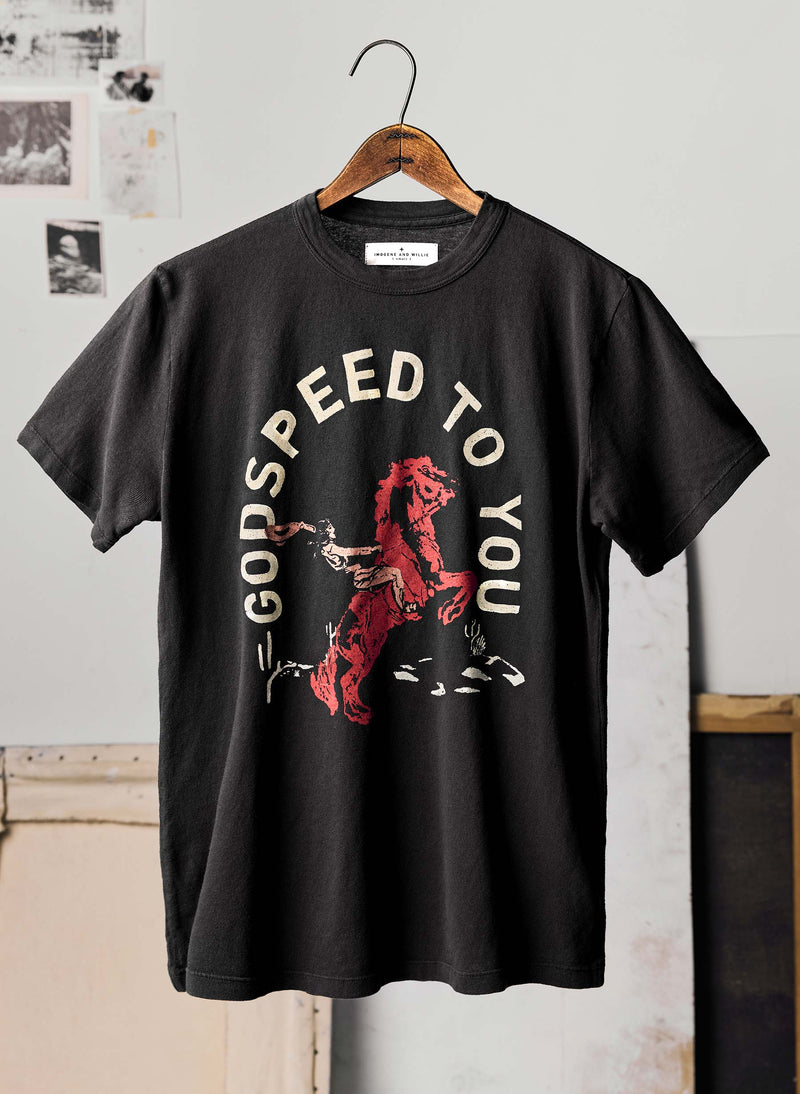 the "godspeed" tee - Model