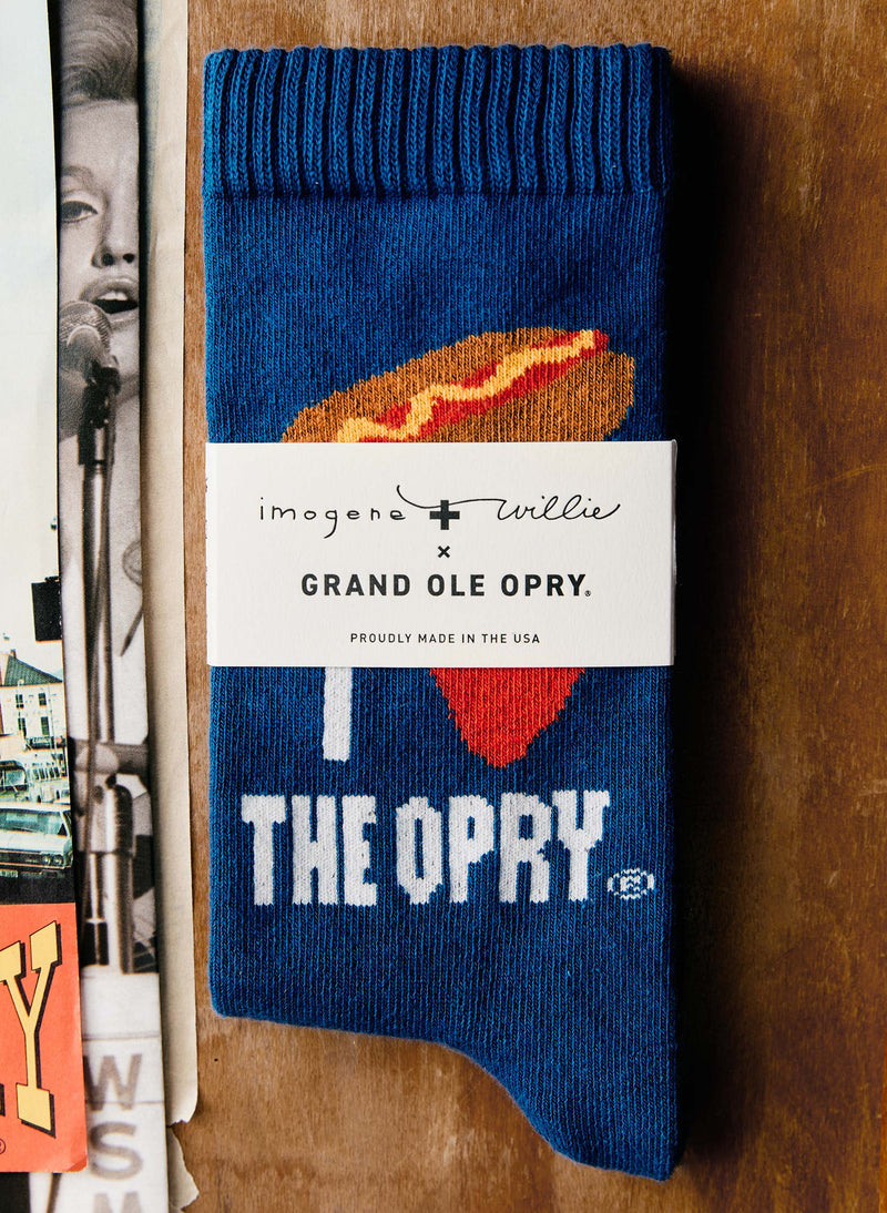 the i+w x opry "hot dog" sock - Model