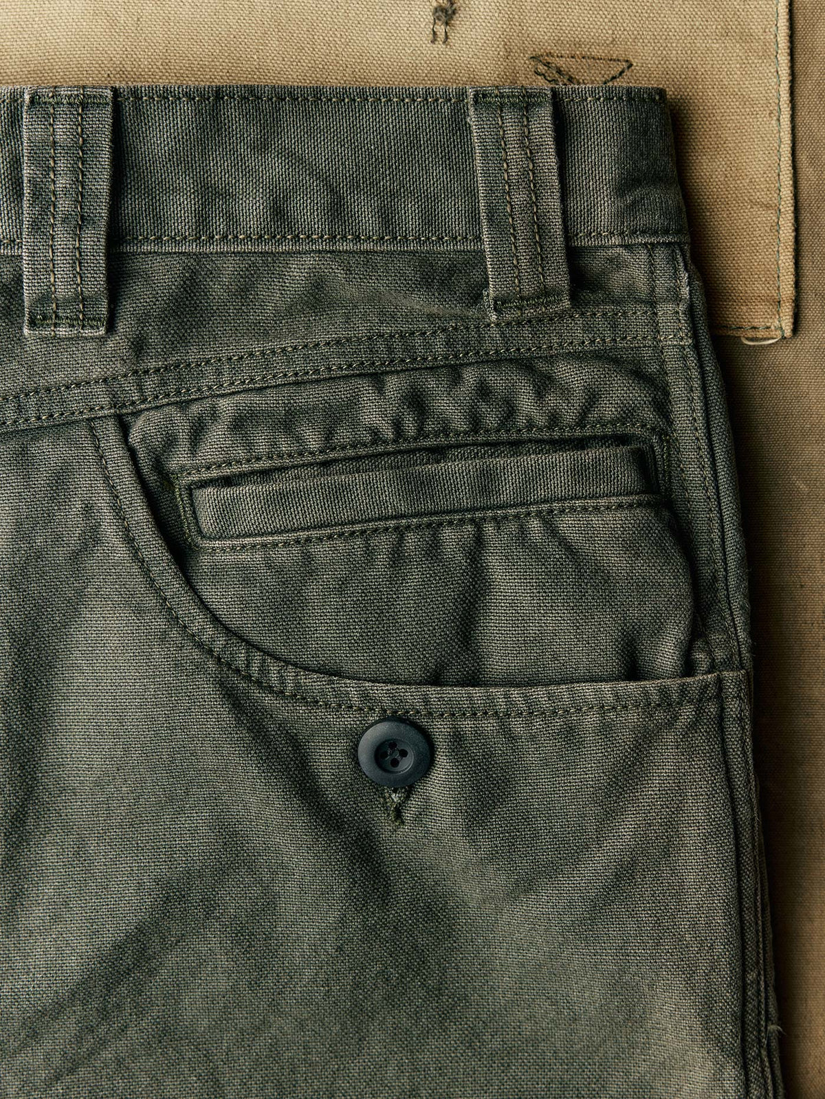 the mountain short in slate green