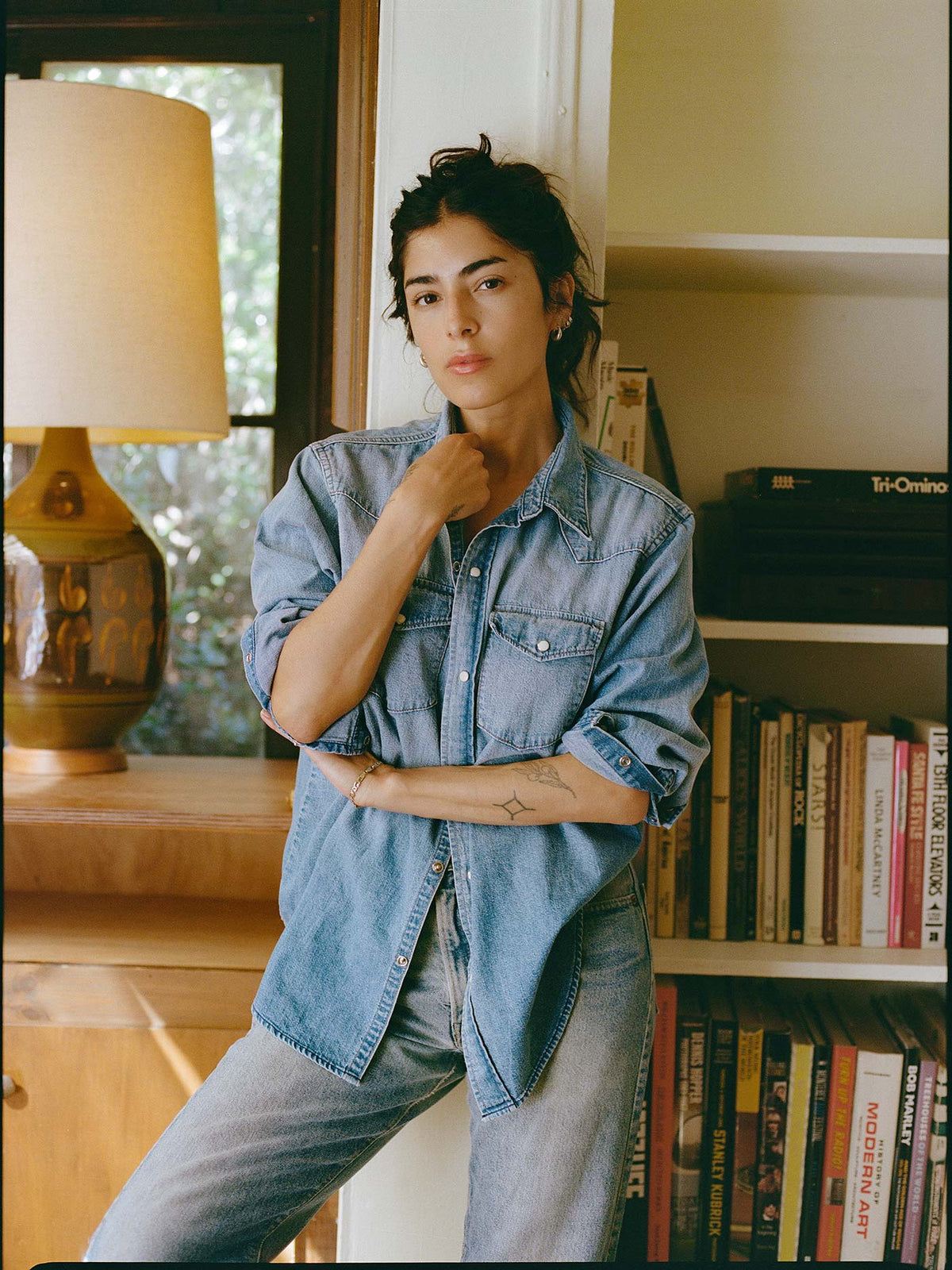 mcfly washed pearl snap