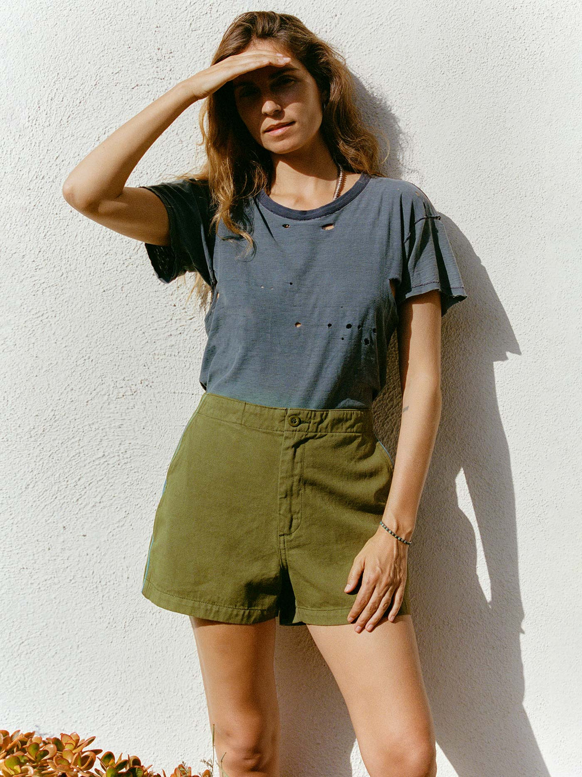 club short in olive