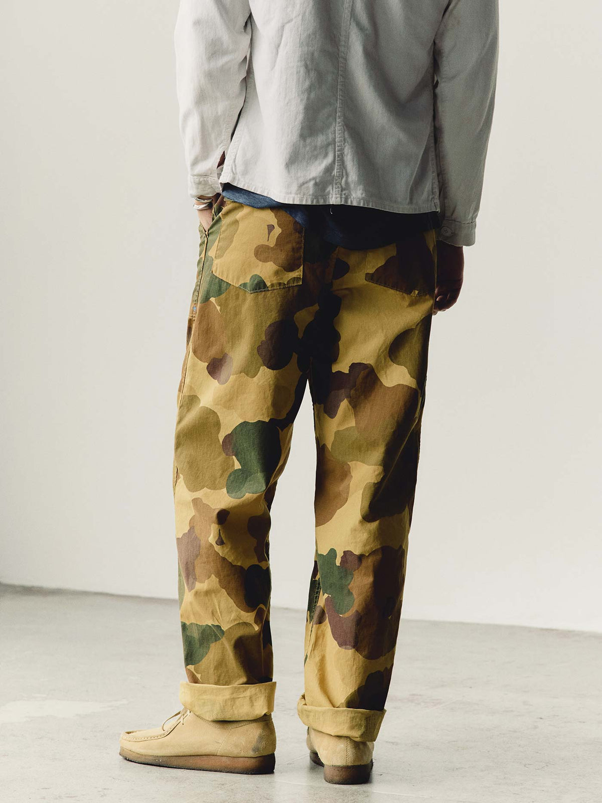 oliver military trouser in painted camo