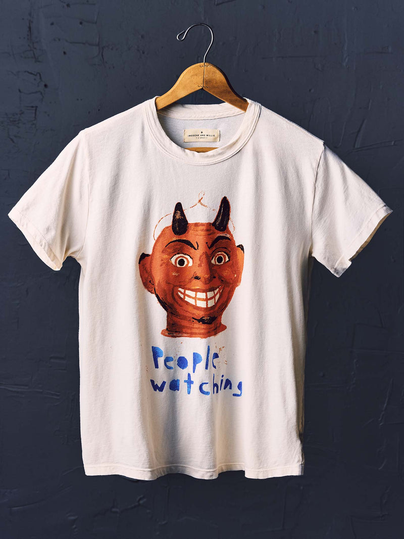 the "people watching" tee