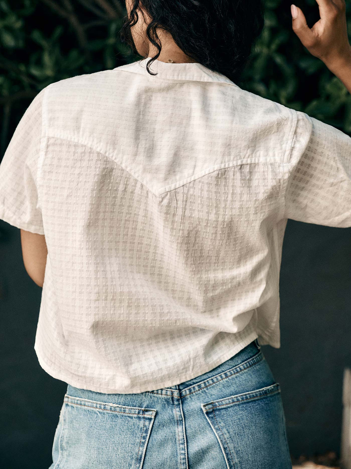 i+w x richter goods white dobby pearl snap