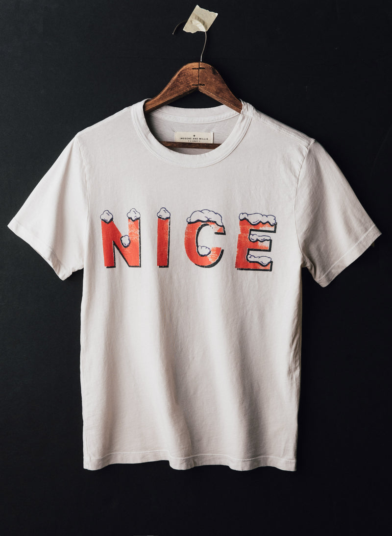 the "nice" tee