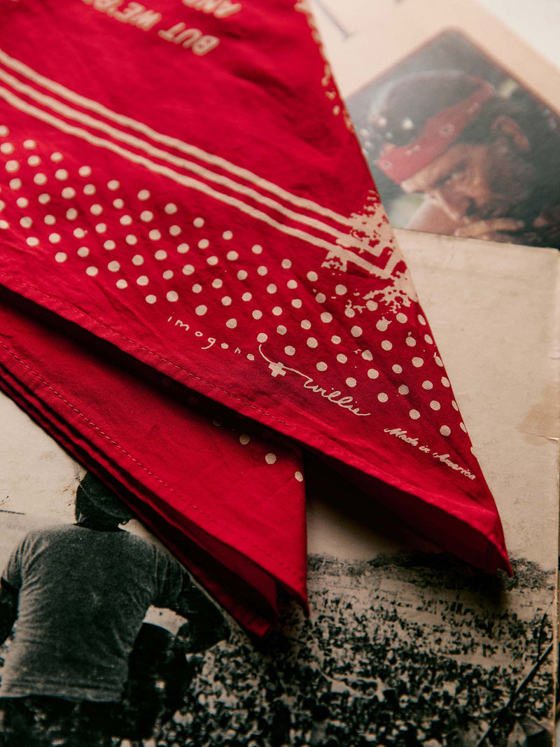 i+w x willie nelson "trigger" bandana - Model