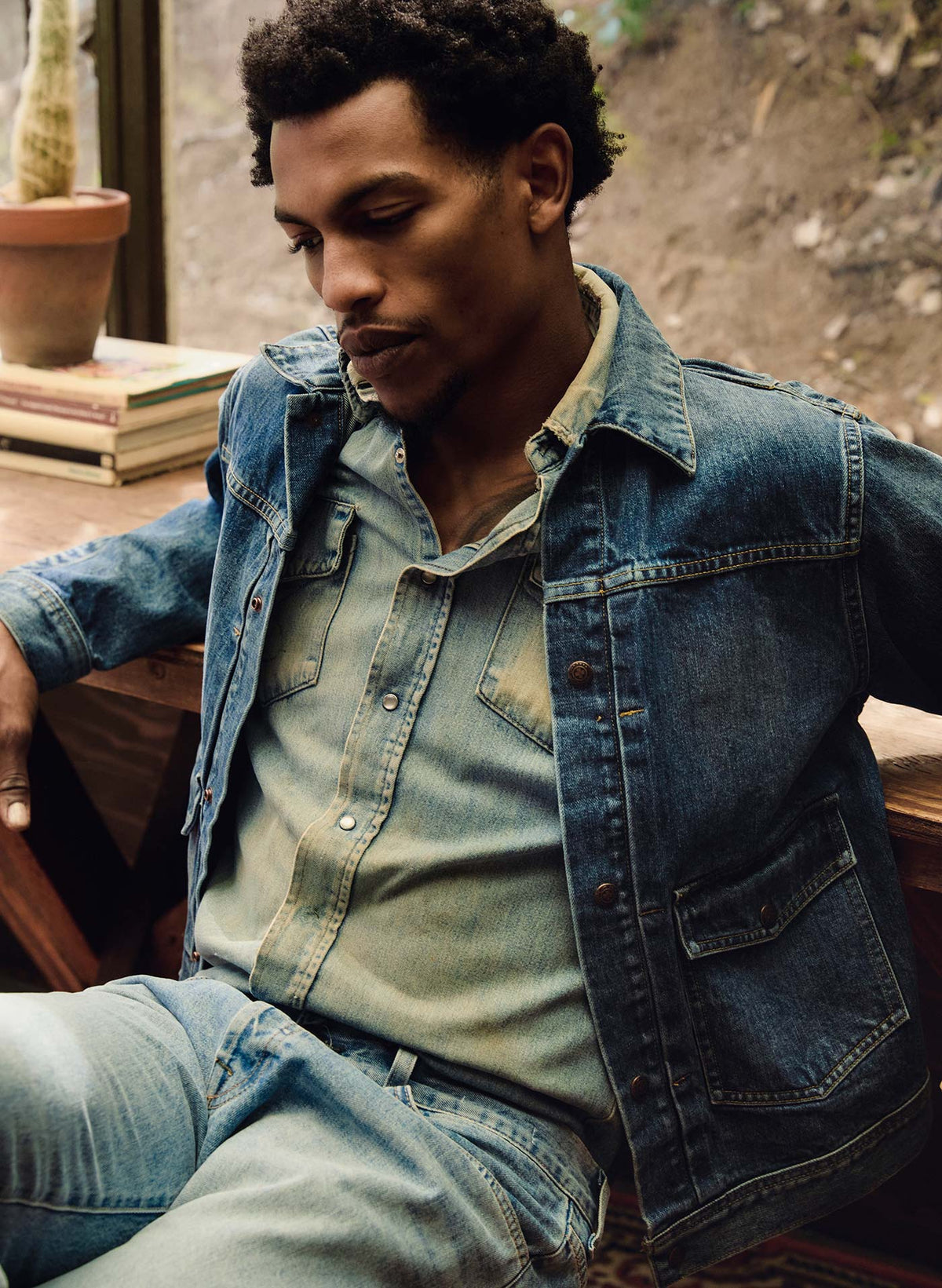 shepard two pocket denim jacket