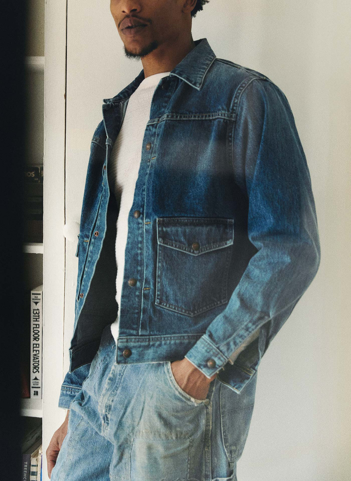 shepard two pocket denim jacket