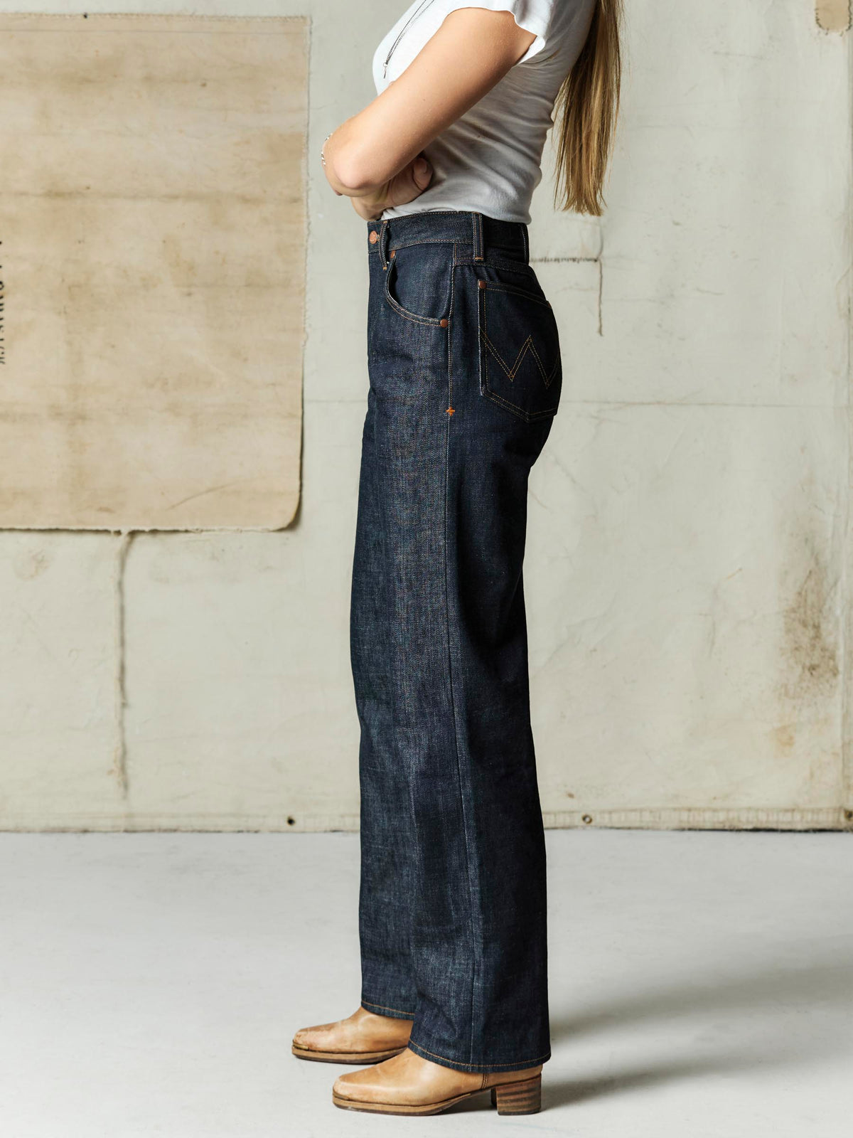 i+w x Wrangler 10WW white oak selvage