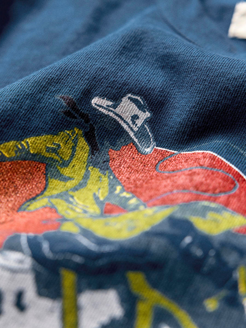 the "next time" tee in faded navy - Model