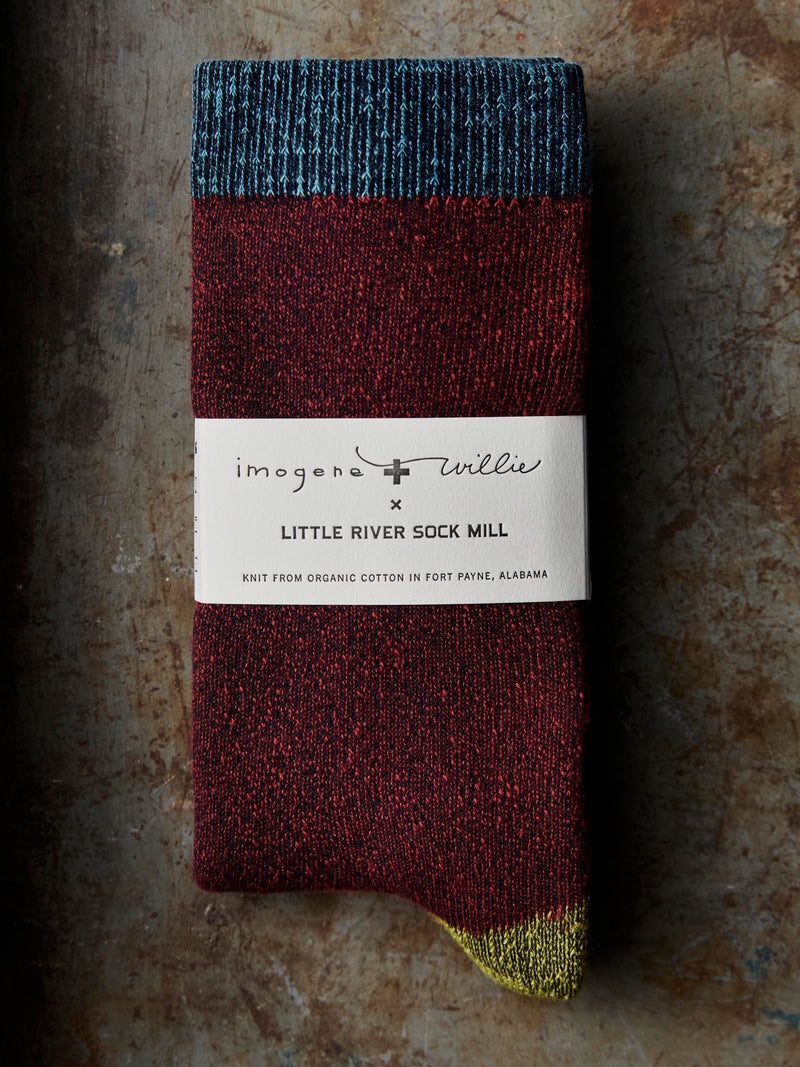 boot sock in currant - Model