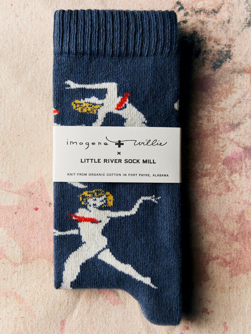 the "frolic" sock - Model