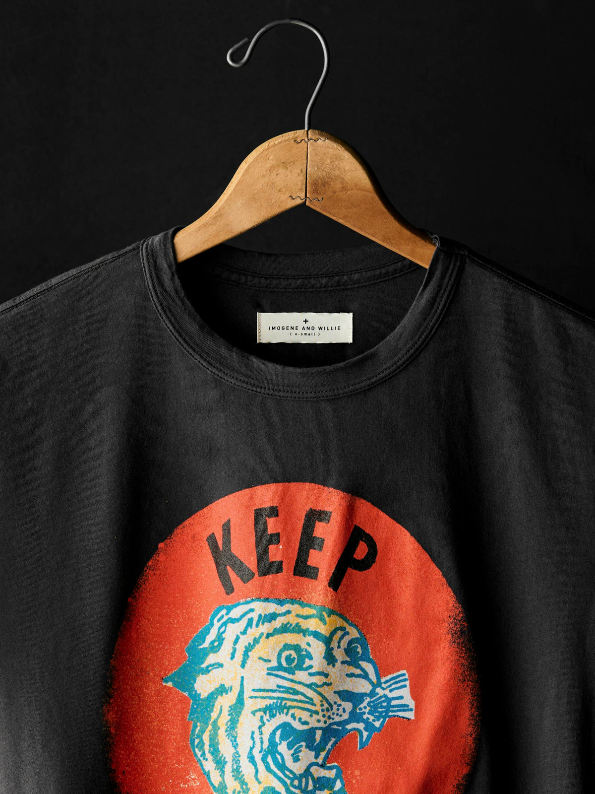 the “keep talkin” tee