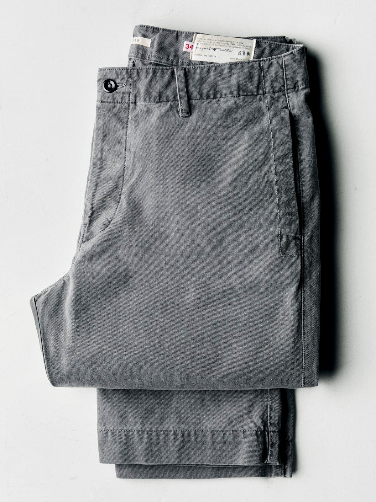 all american chino in faded black