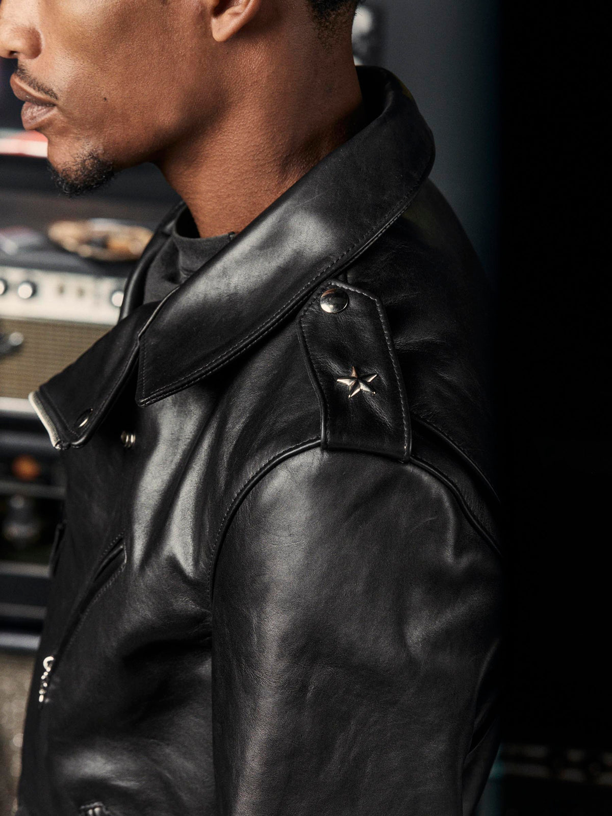 the Gibson x Schott NYC perfecto jacket