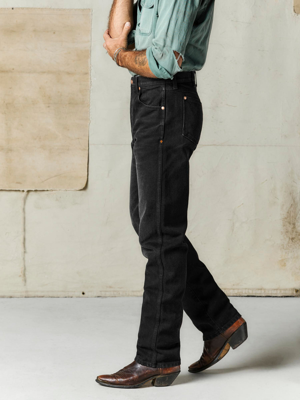 i+w x Wrangler 13MWZ washed black