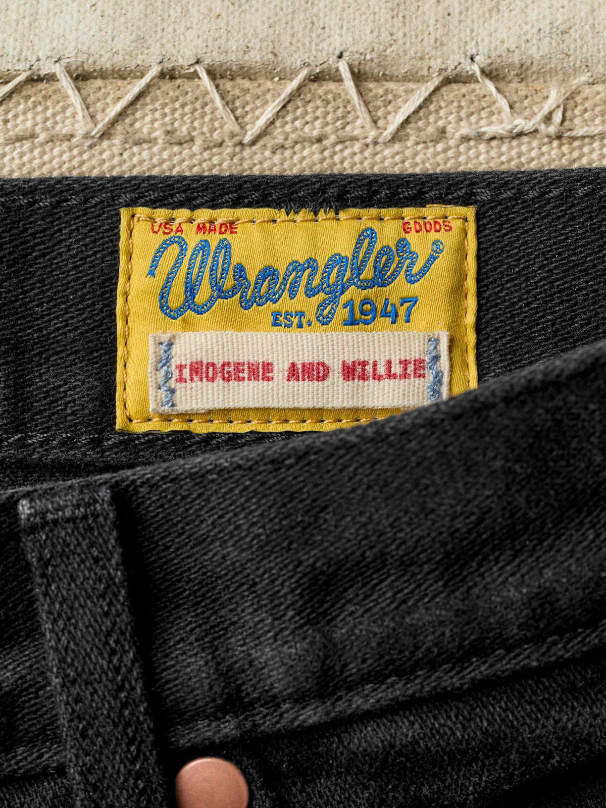 i+w x Wrangler 13MWZ washed black