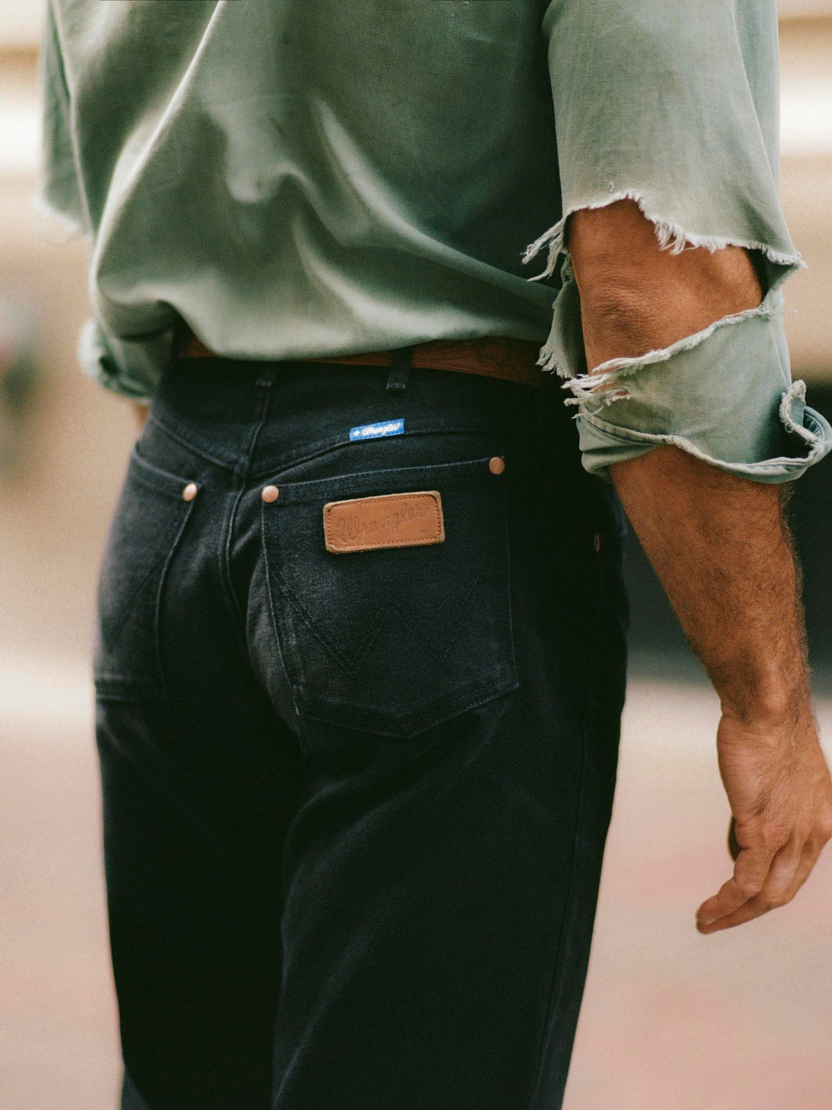 i+w x Wrangler 13MWZ washed black