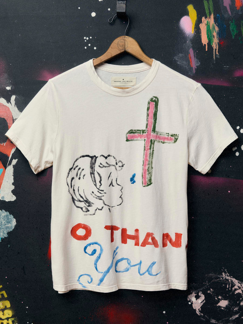 hand drawn "thank you" tee