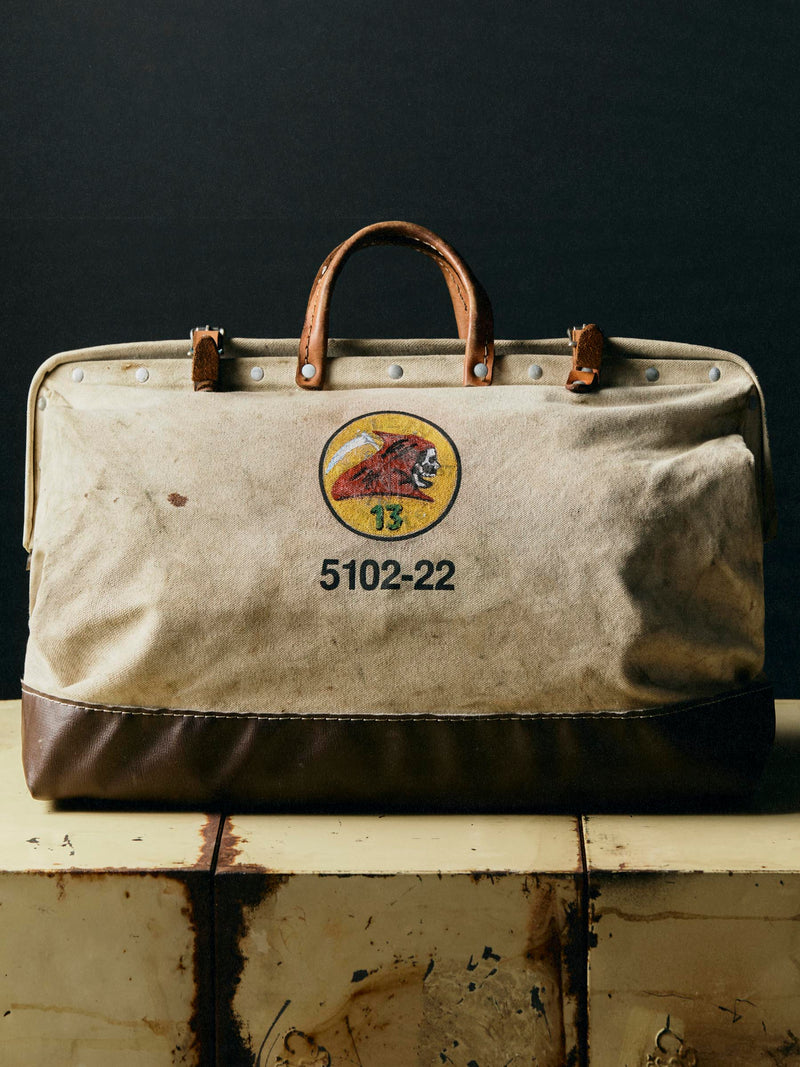 vintage painted "reaper" klein bag