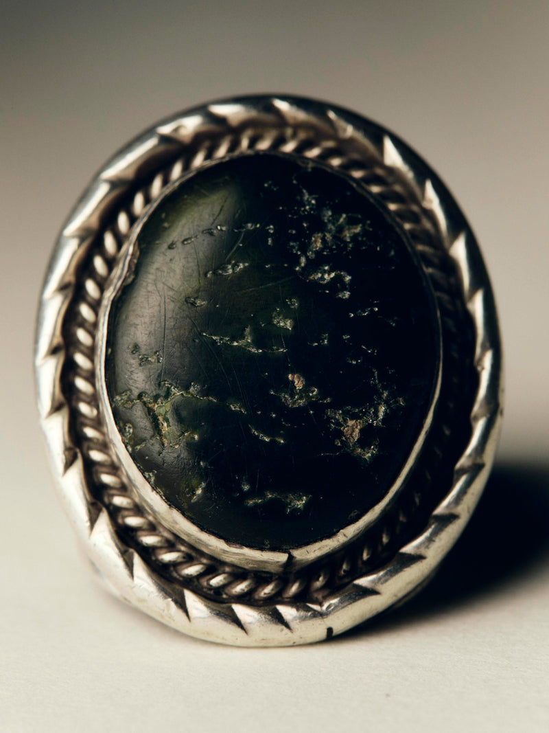 vintage harvey-era navajo turquoise ring