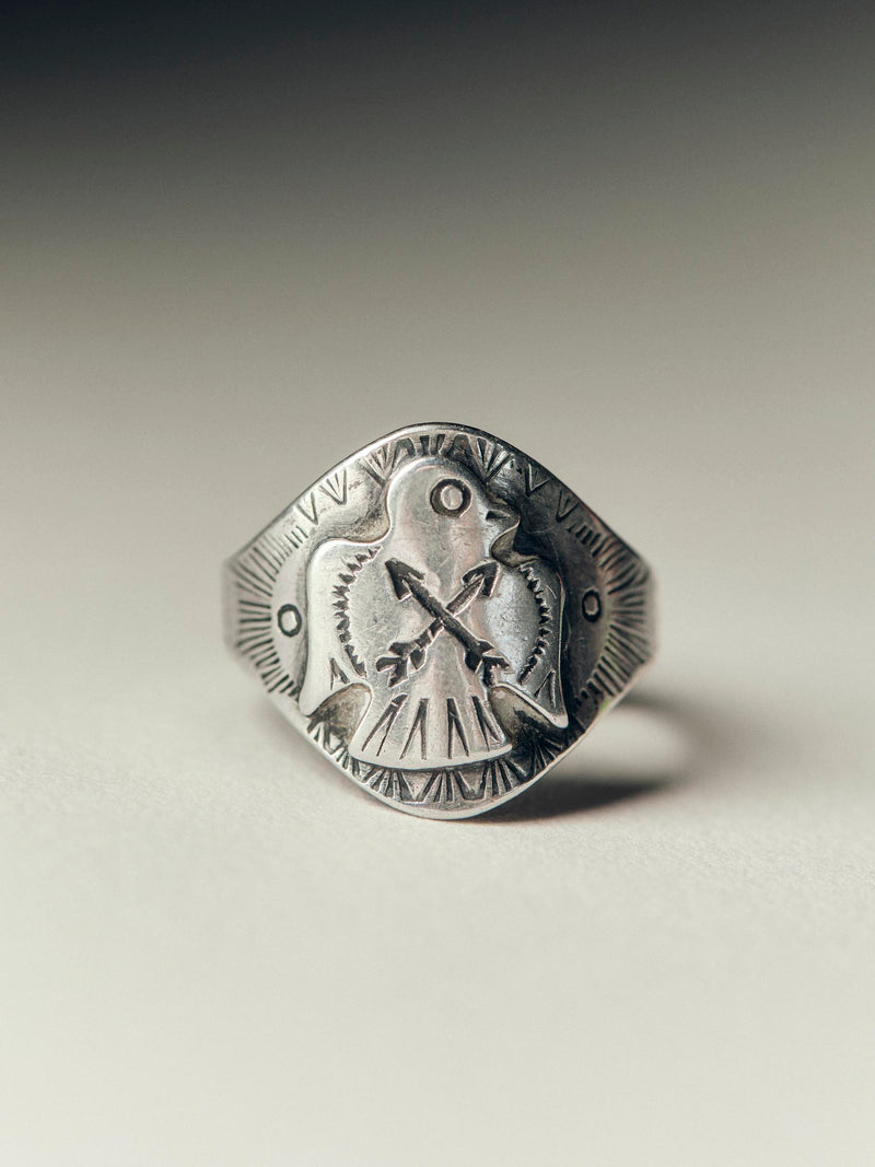 vintage harvey-era thunderbird ring