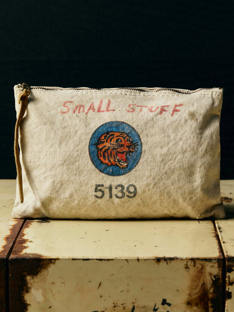 vintage painted "tiger" klein bag