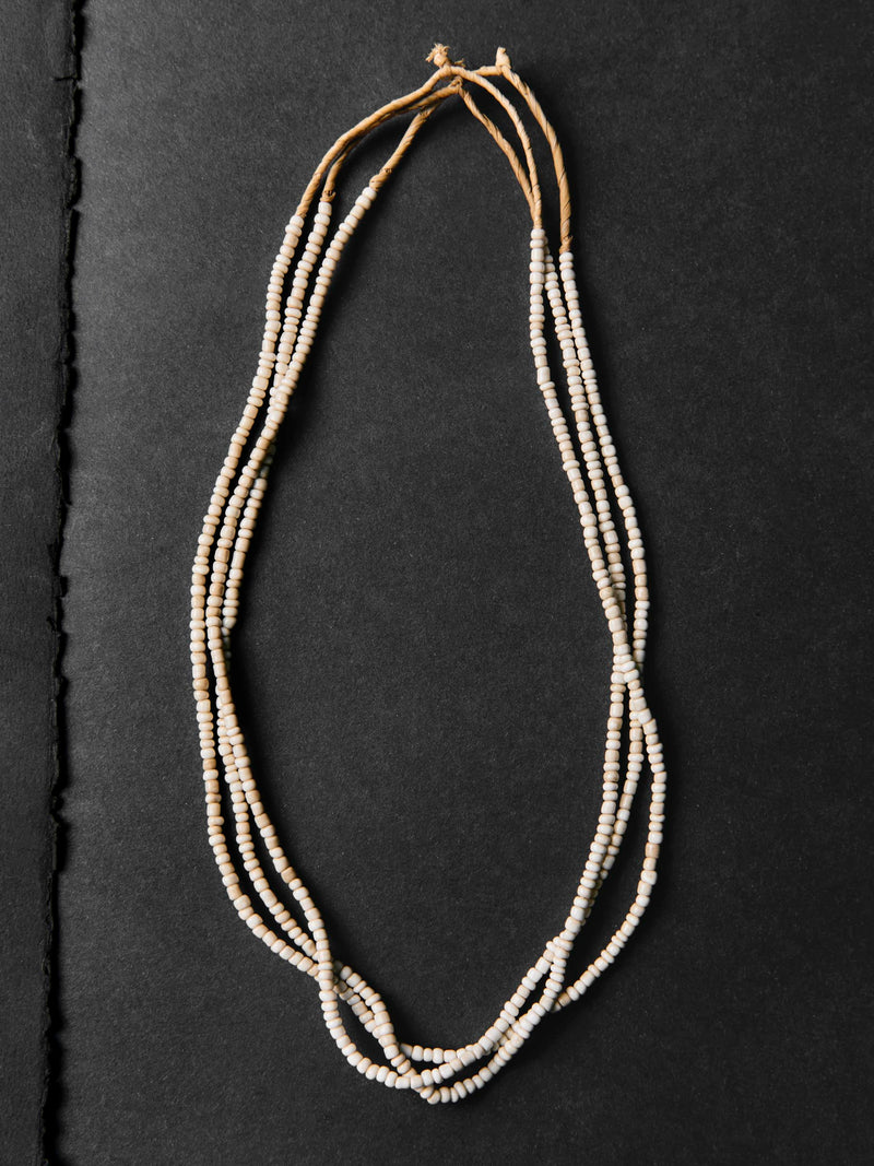 bone small glass beads