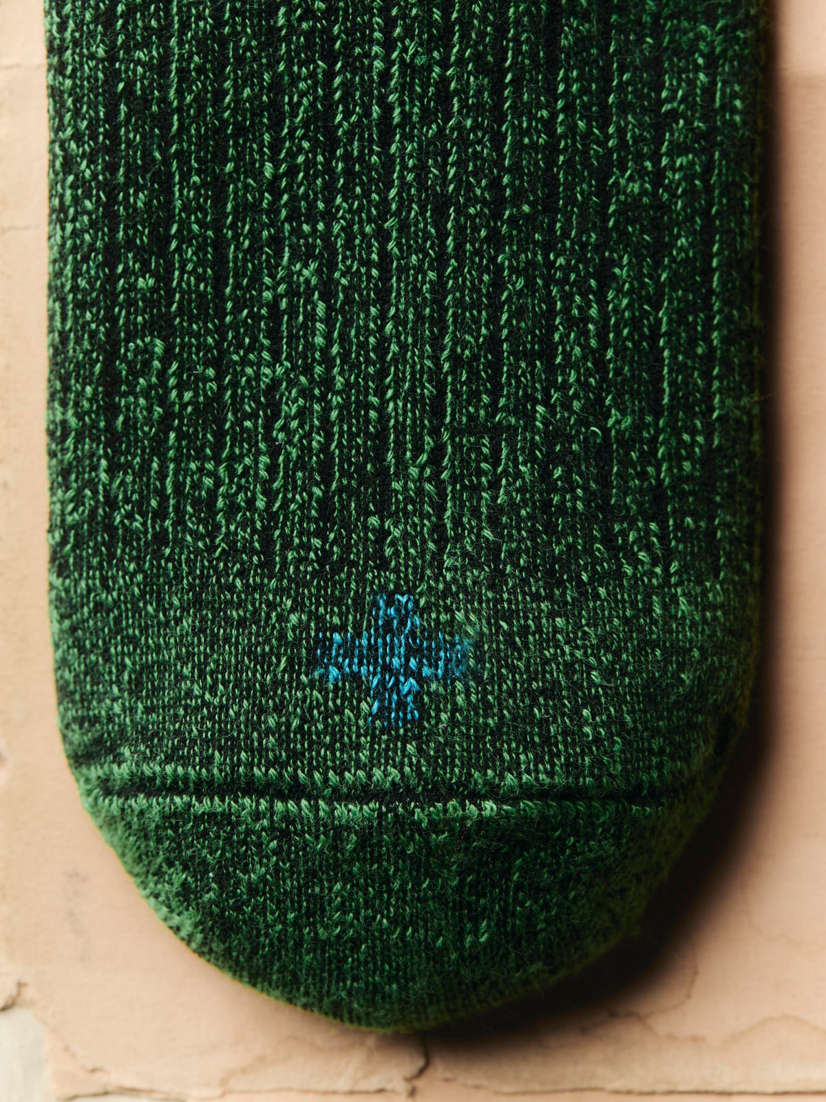 ribbed boot sock in fern