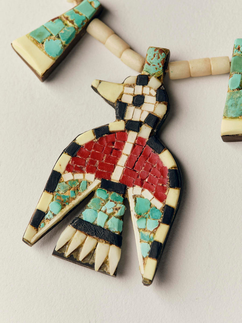 vintage Santo Domingo thunderbird necklace - Model