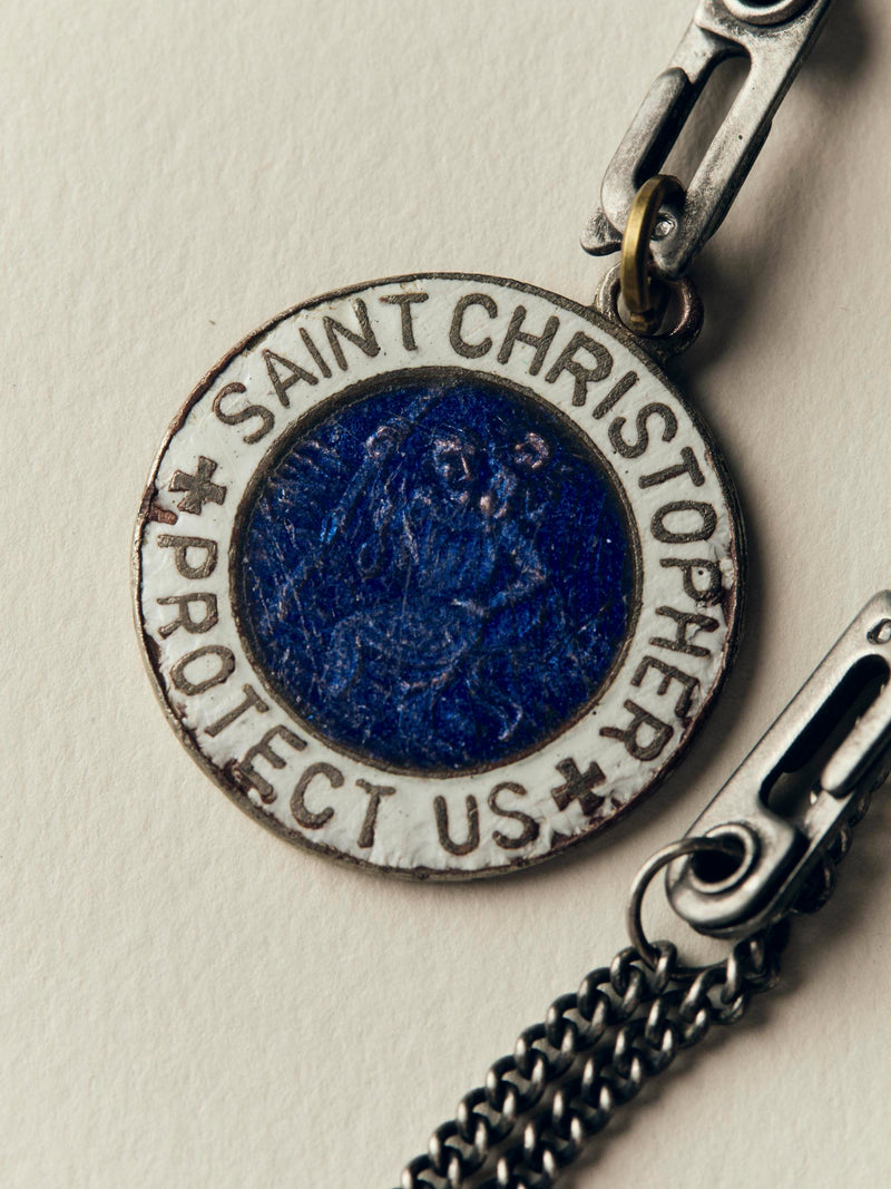 vintage "st. christopher" medal pendant - Model