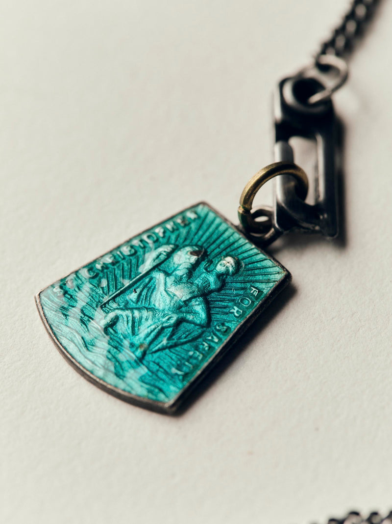 vintage "st. christopher" medal pendant - Model