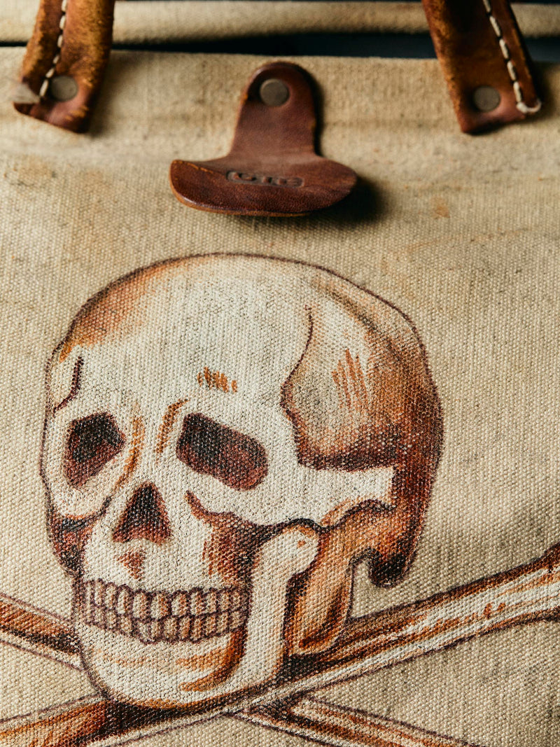 vintage painted "vuitton" klein bag - Model