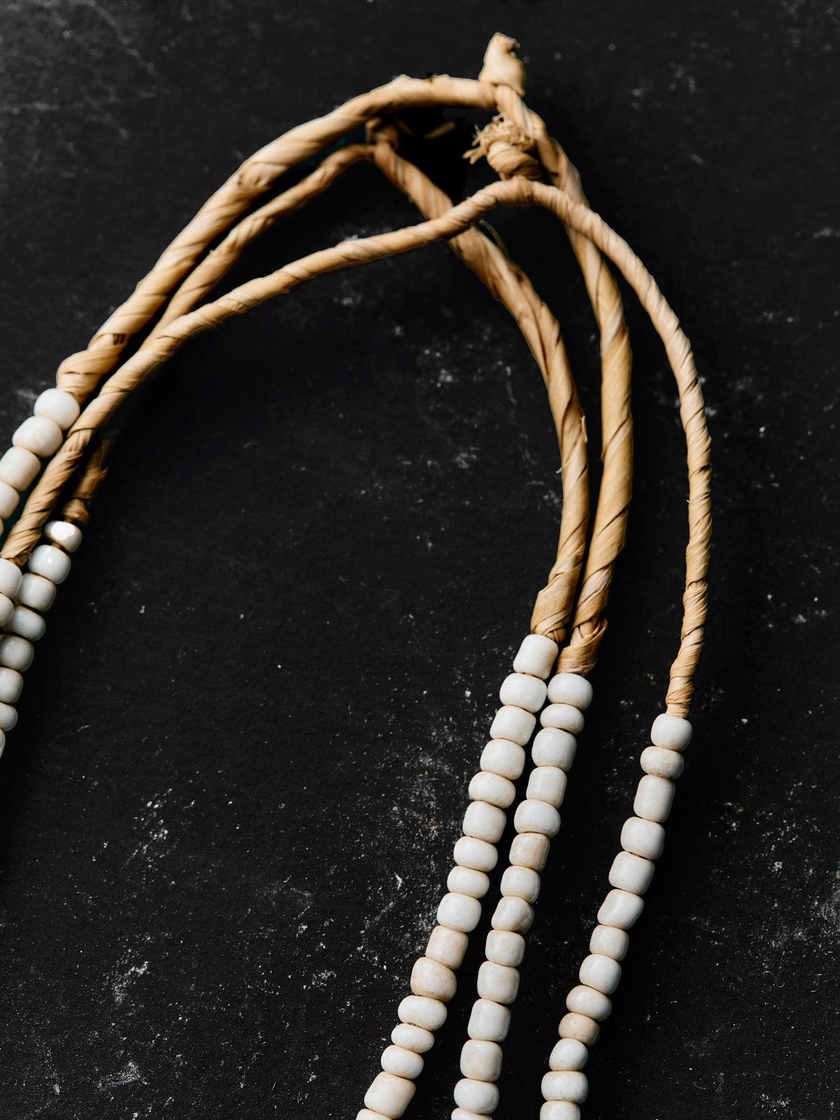 bone small glass beads