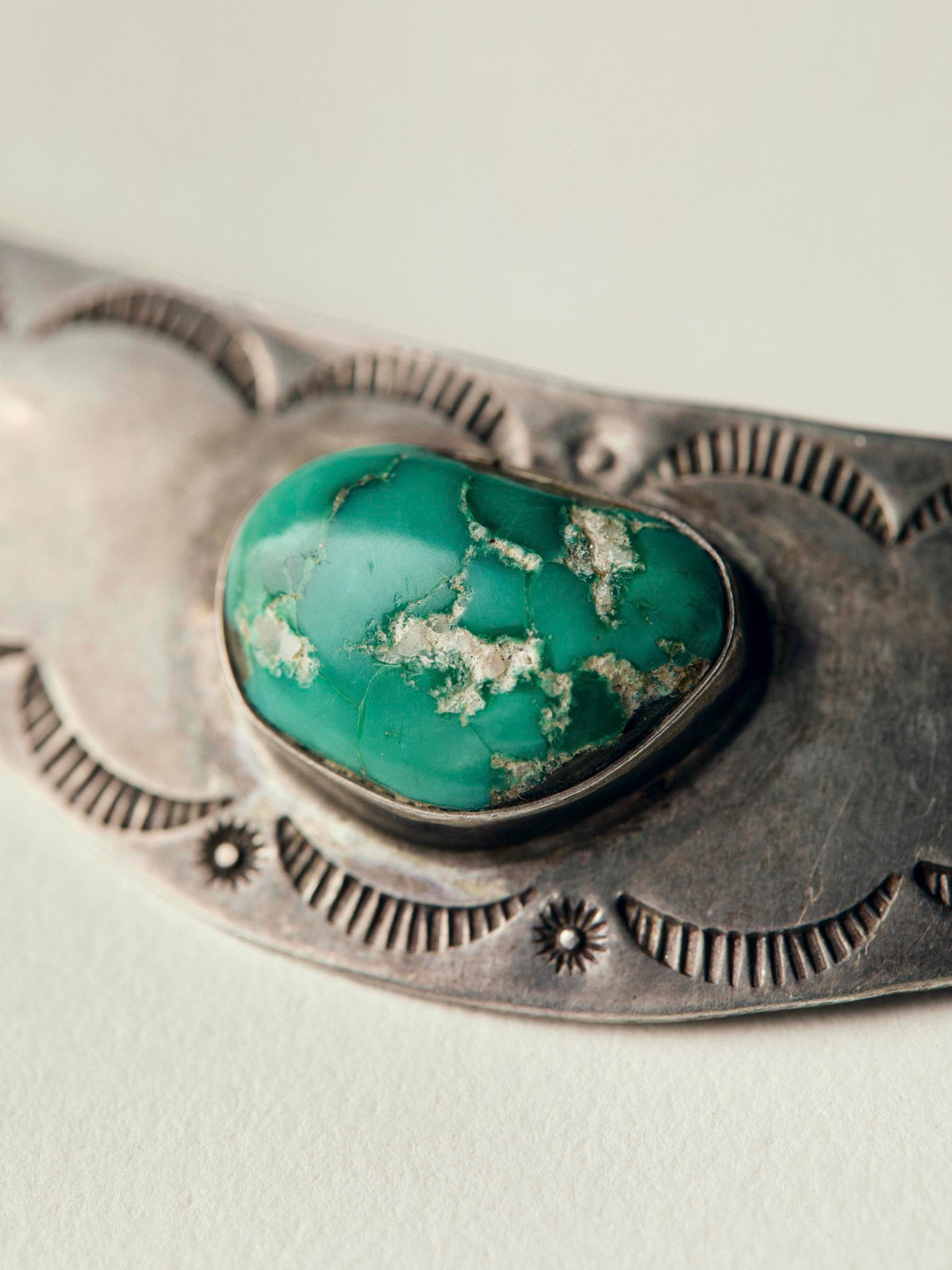 sterling harvey-era navajo shield necklace