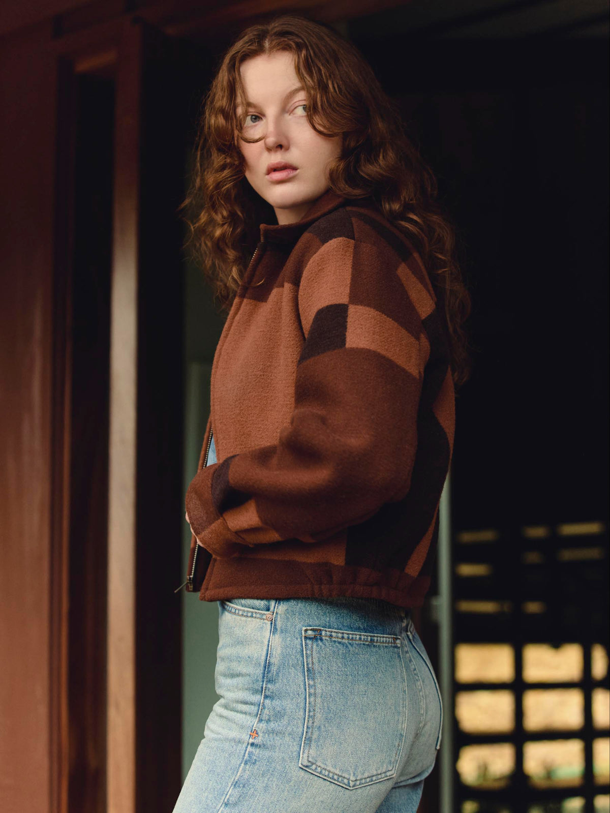 i+w x american woolen souvenir jacket