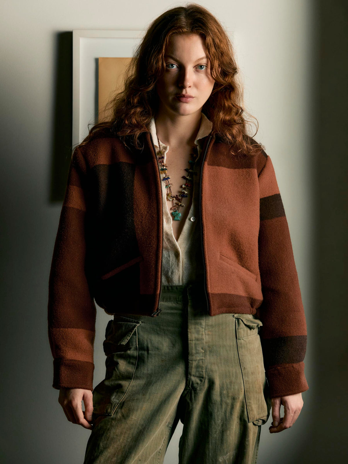 i+w x american woolen souvenir jacket