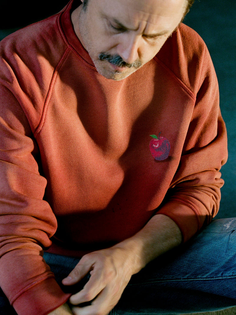 the "forbidden fruit" raglan crew