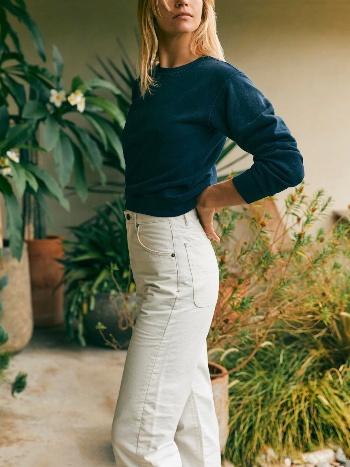 augusta washed white canvas