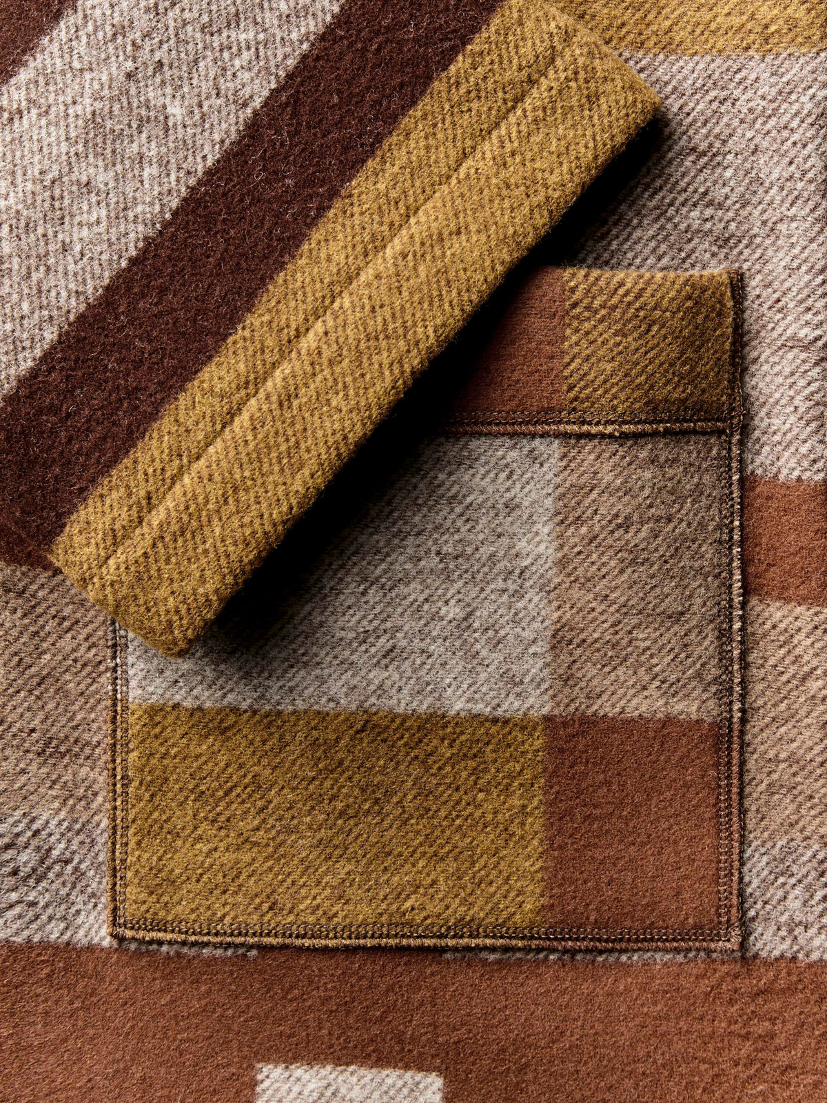 i+w x american woolen blanket coat 02