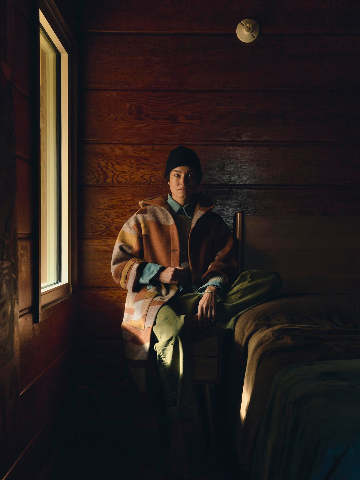 i+w x american woolen blanket coat 02