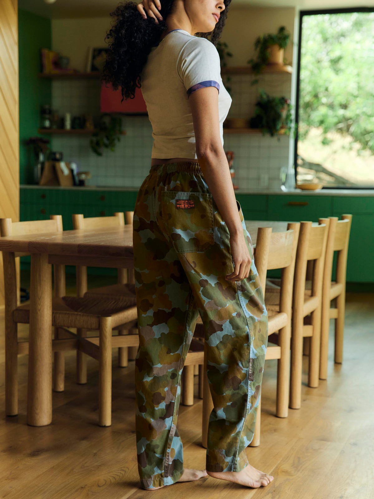 ventura chore pant in painted camo
